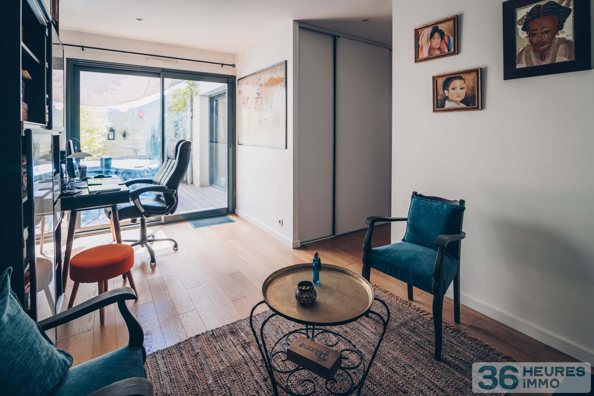 Maison contemporaine 4 chambres esprit LOFT + bureaux indépendants de 70m² en plein coeur de Nantes.