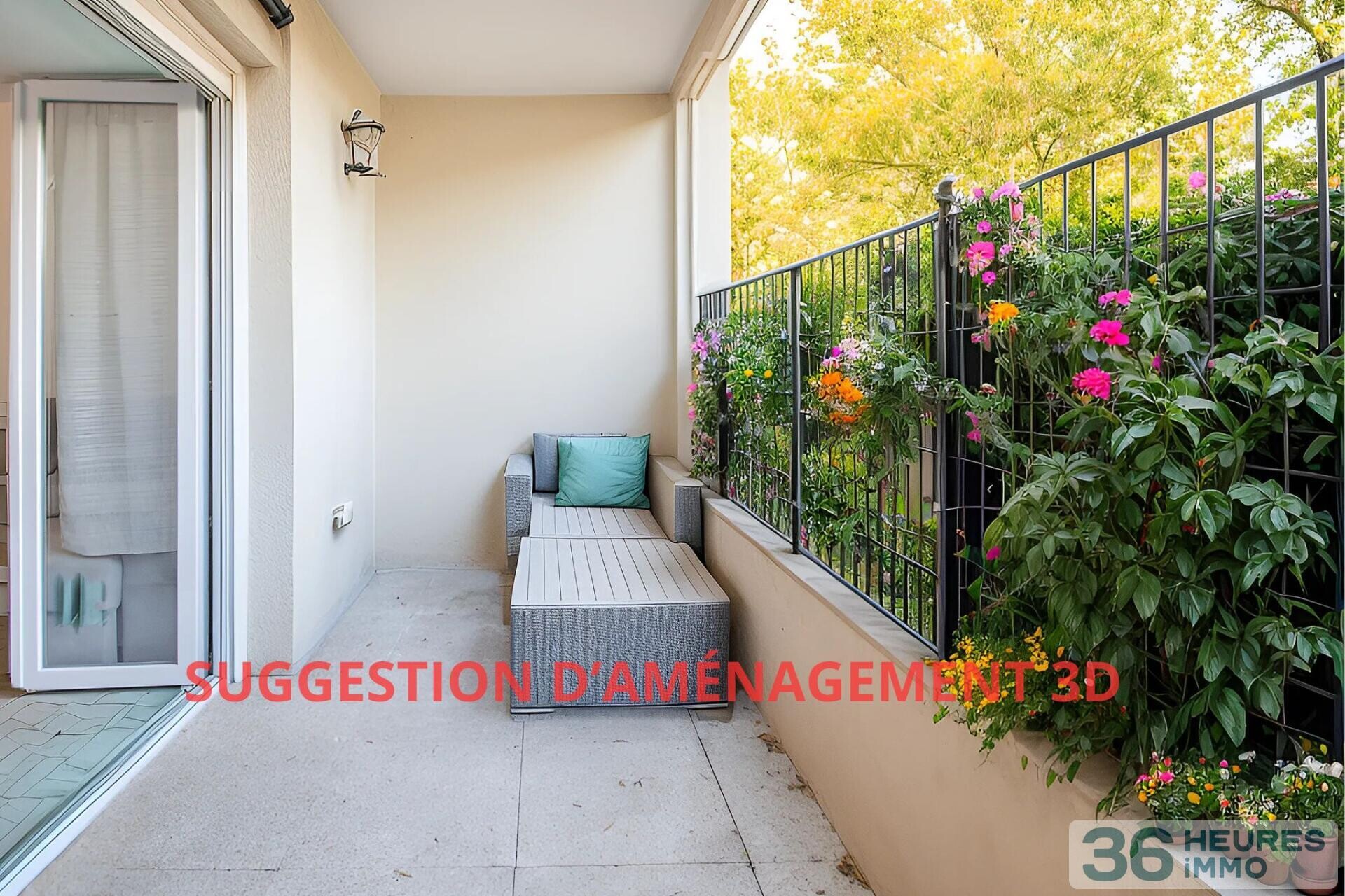 Bel appartement rénové avec terrasse et piscine