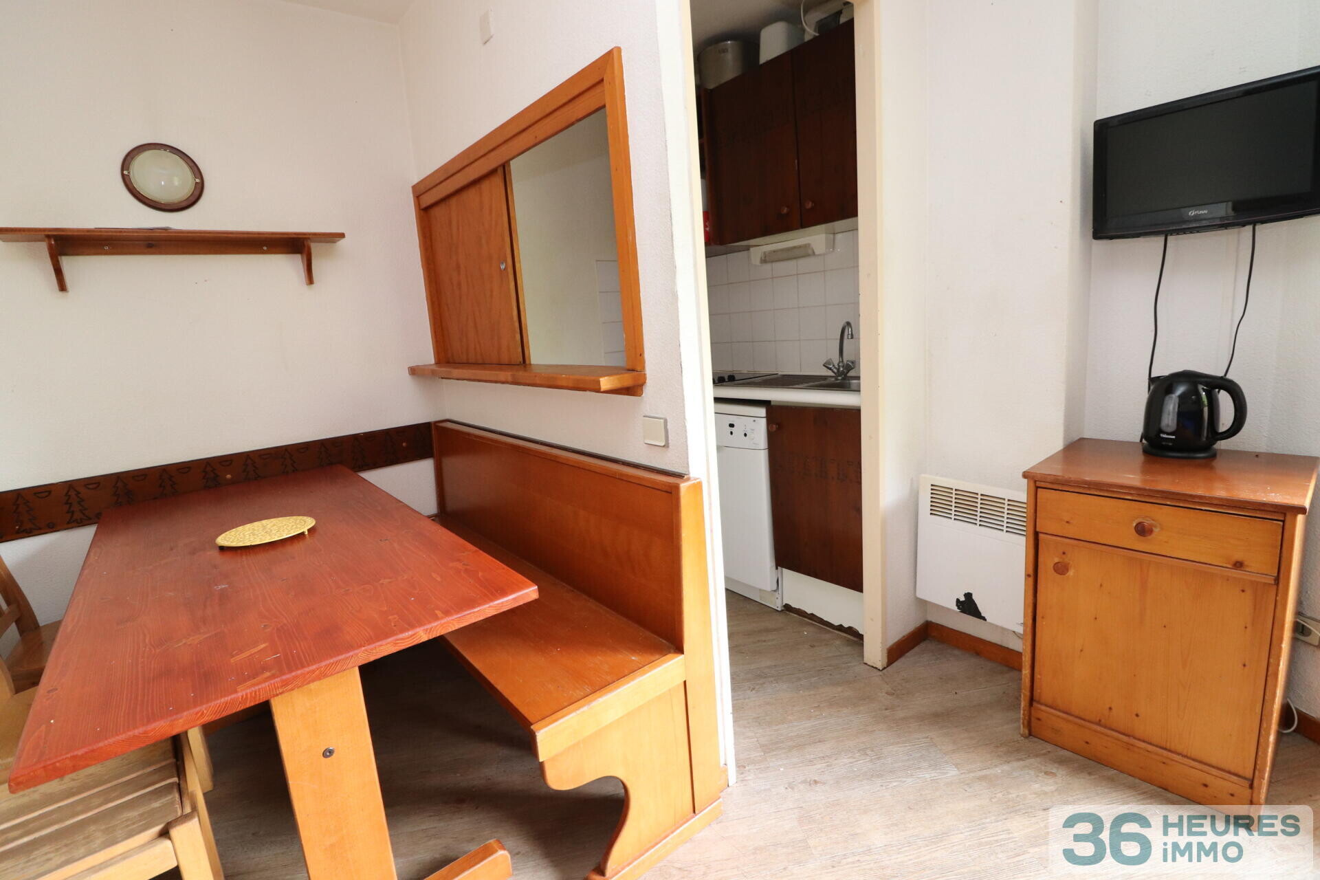 2 pièces + coin montagne de 27 m² avec emplacement de parking