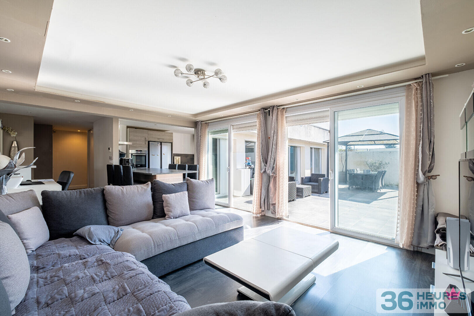 Maison de plain pied 4 pièces, à MEYZIEU GRILLON, terrain de 515m², sans vis à vis.