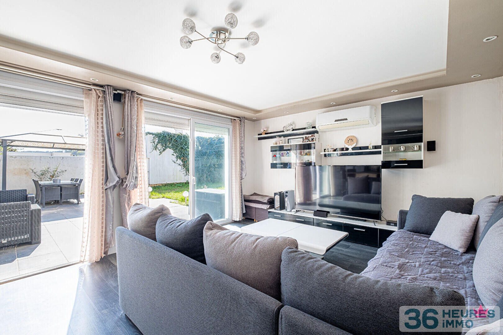 Maison de plain pied 4 pièces, à MEYZIEU GRILLON, terrain de 515m², sans vis à vis.