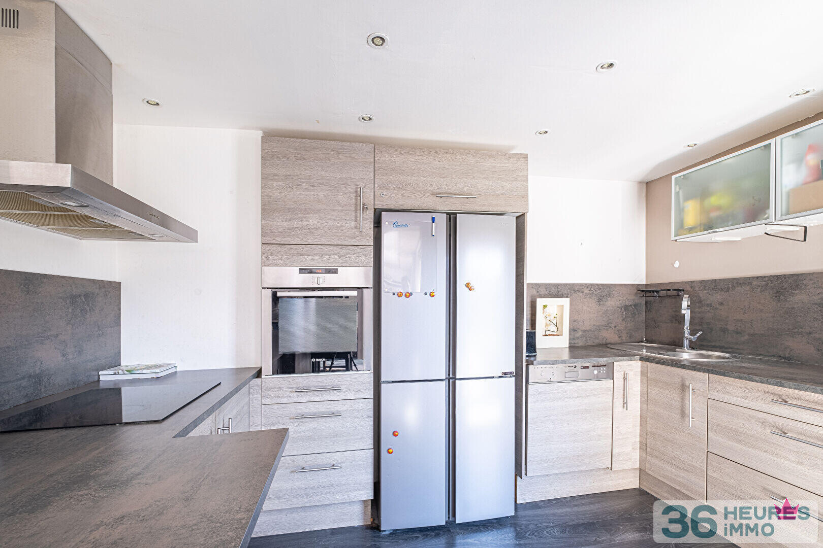 Maison de plain pied 4 pièces, à MEYZIEU GRILLON, terrain de 515m², sans vis à vis.