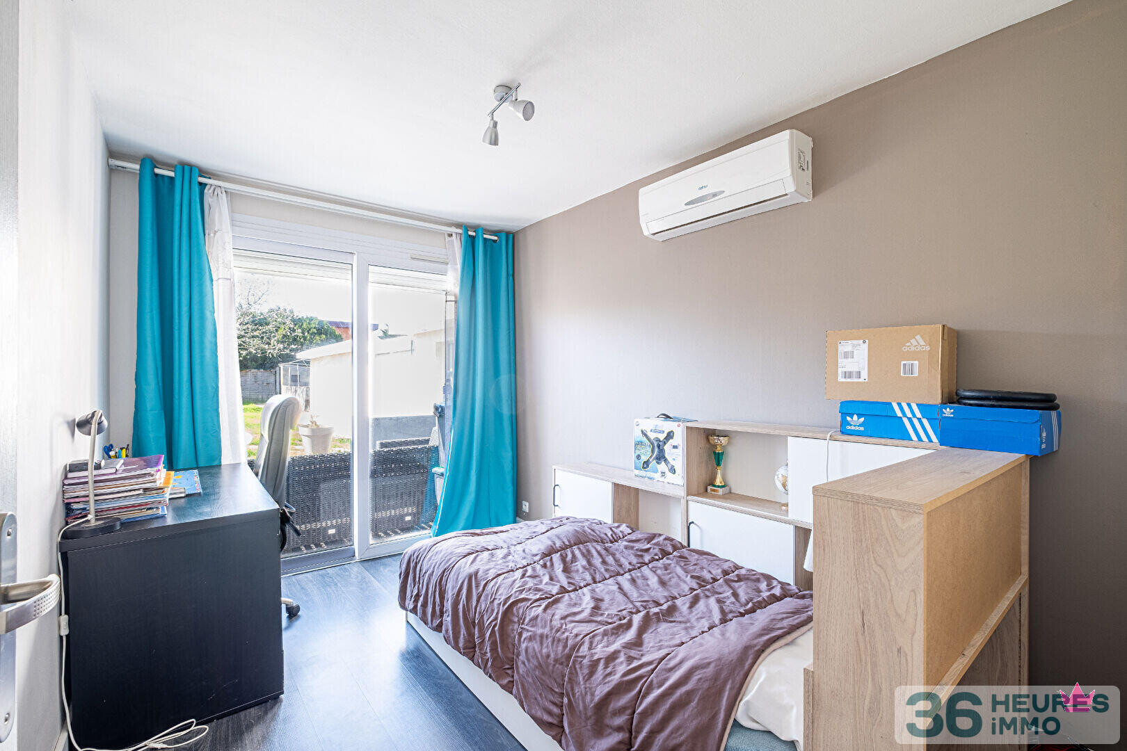 Maison de plain pied 4 pièces, à MEYZIEU GRILLON, terrain de 515m², sans vis à vis.