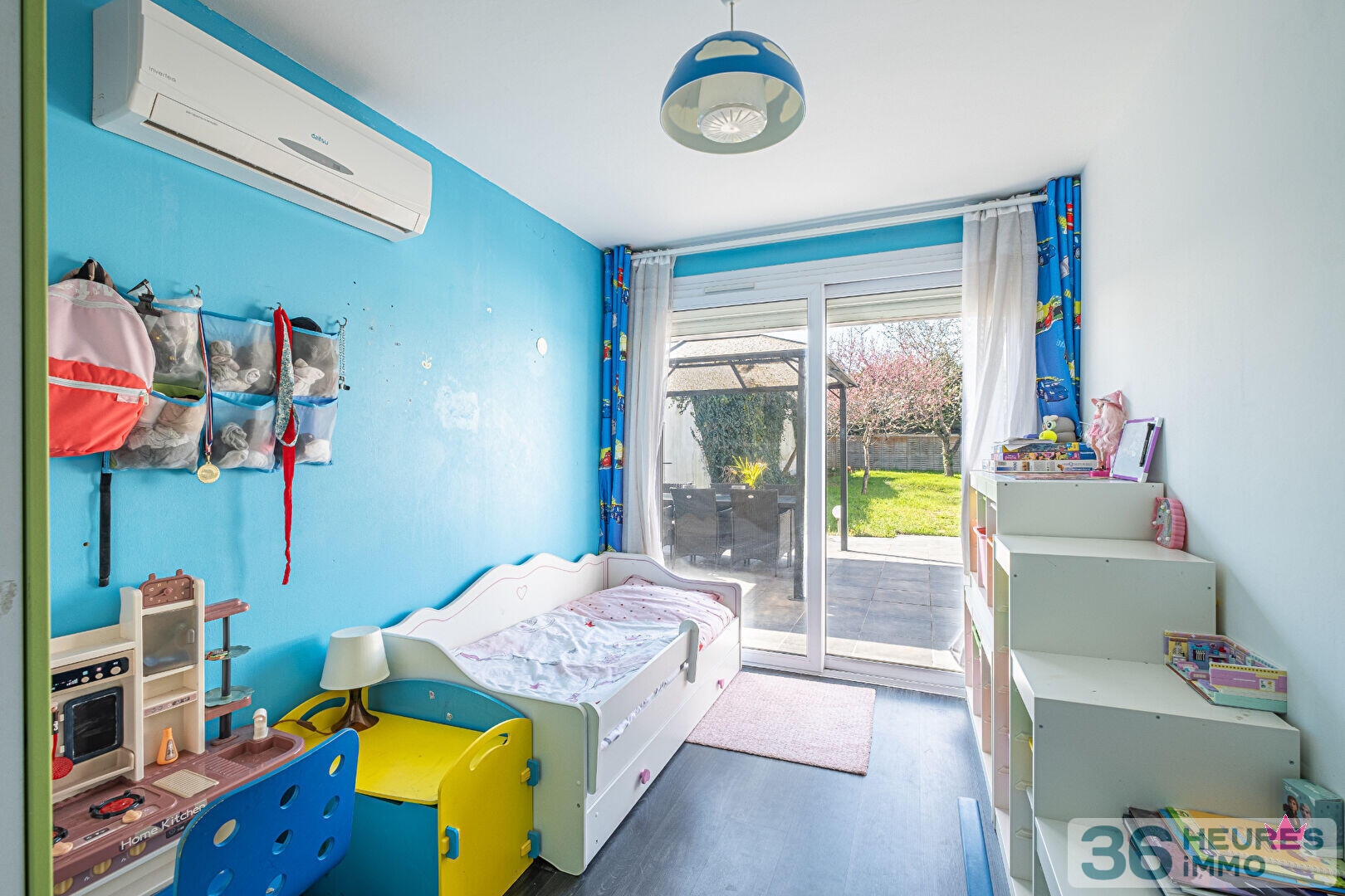 Maison de plain pied 4 pièces, à MEYZIEU GRILLON, terrain de 515m², sans vis à vis.