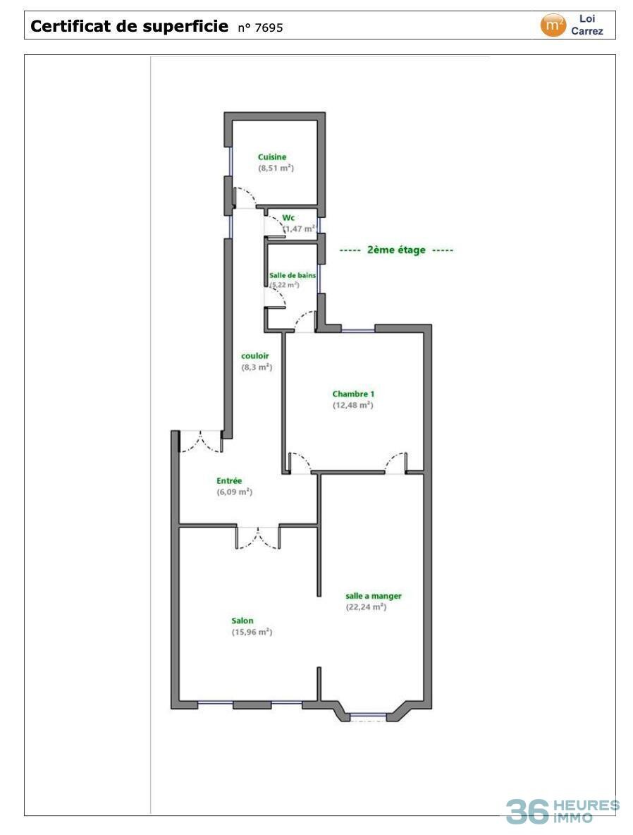 appartement - balcon - sans vis-à-vis