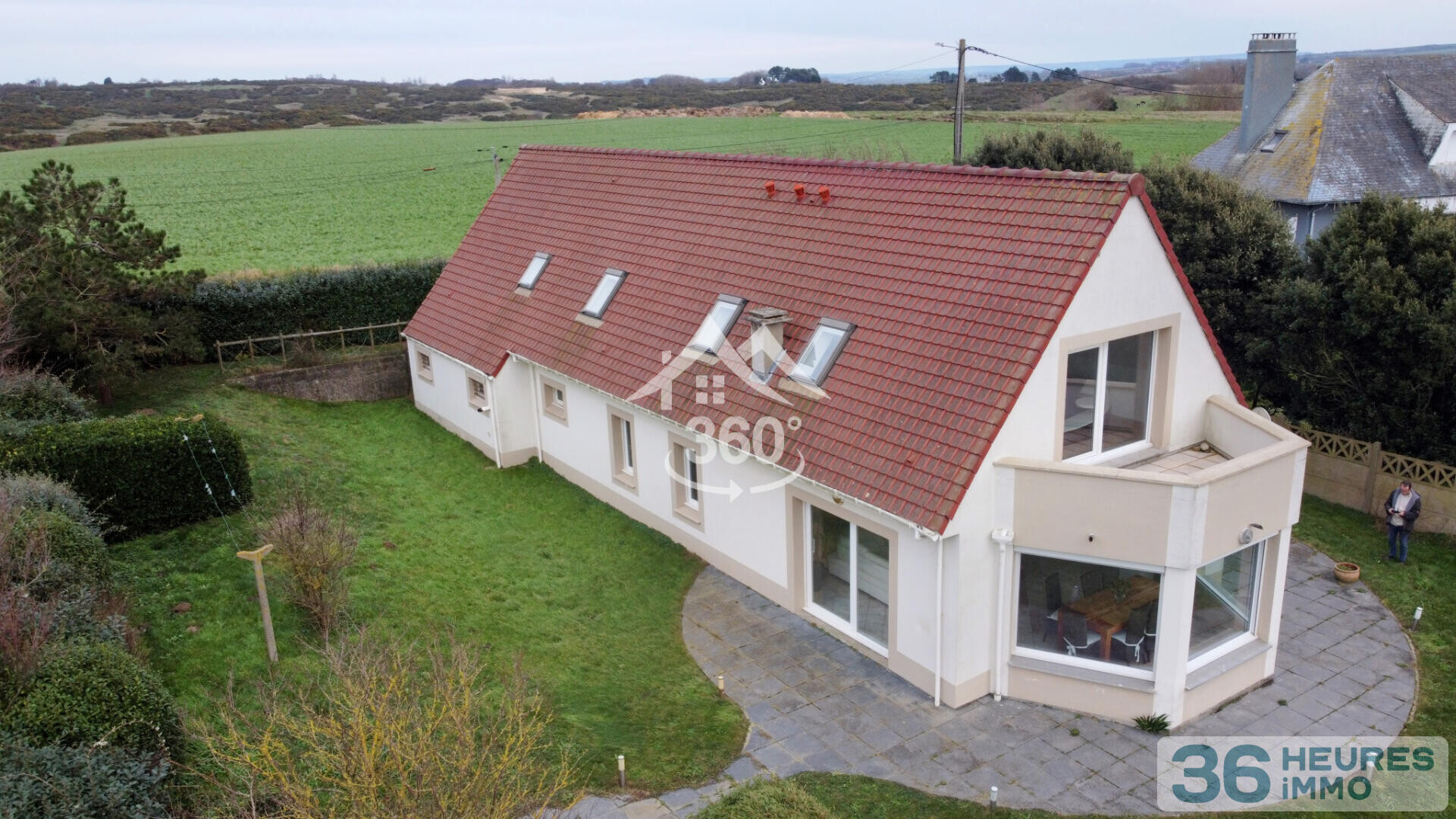 Villa vue sur la mer 190m2 à Ambleteuse