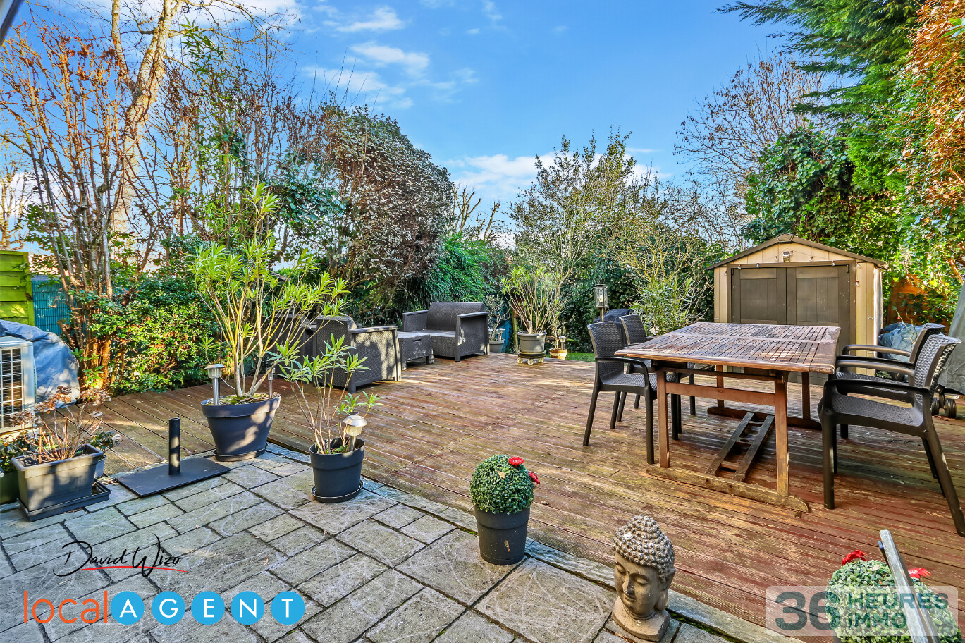 Un  Esprit Cosy pour ce duplex avec jardin