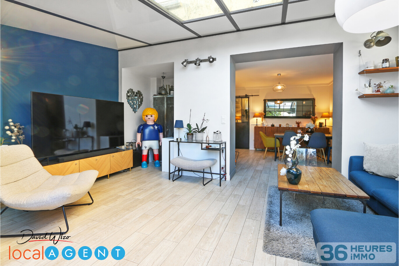 Un  Esprit Cosy pour ce duplex avec jardin