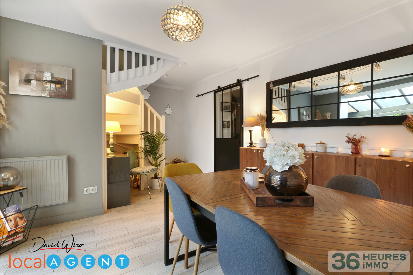 Un  Esprit Cosy pour ce duplex avec jardin