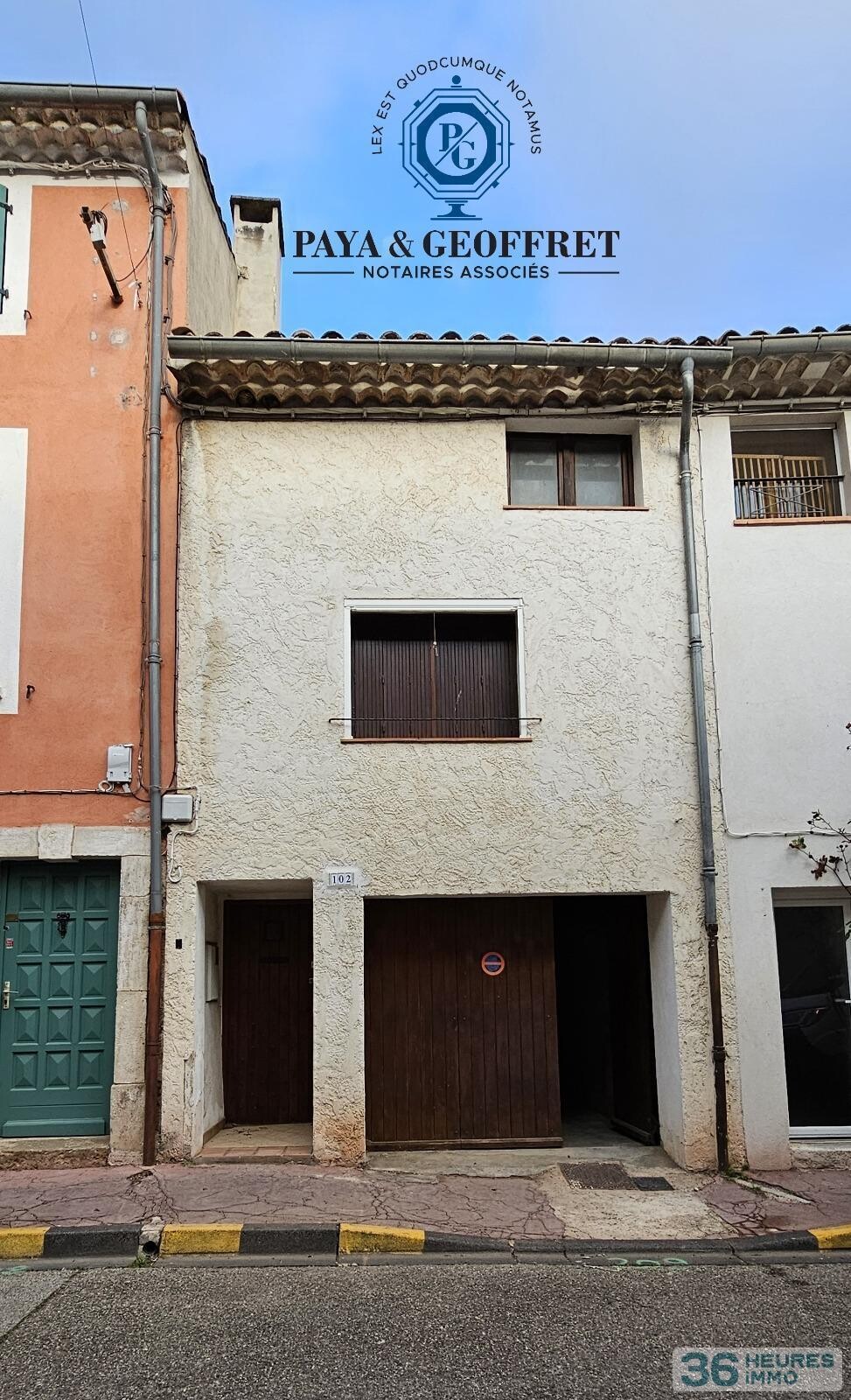 Maison de village de 114m² à rénover avec jardin à LA ROQUEBRUSSANNE