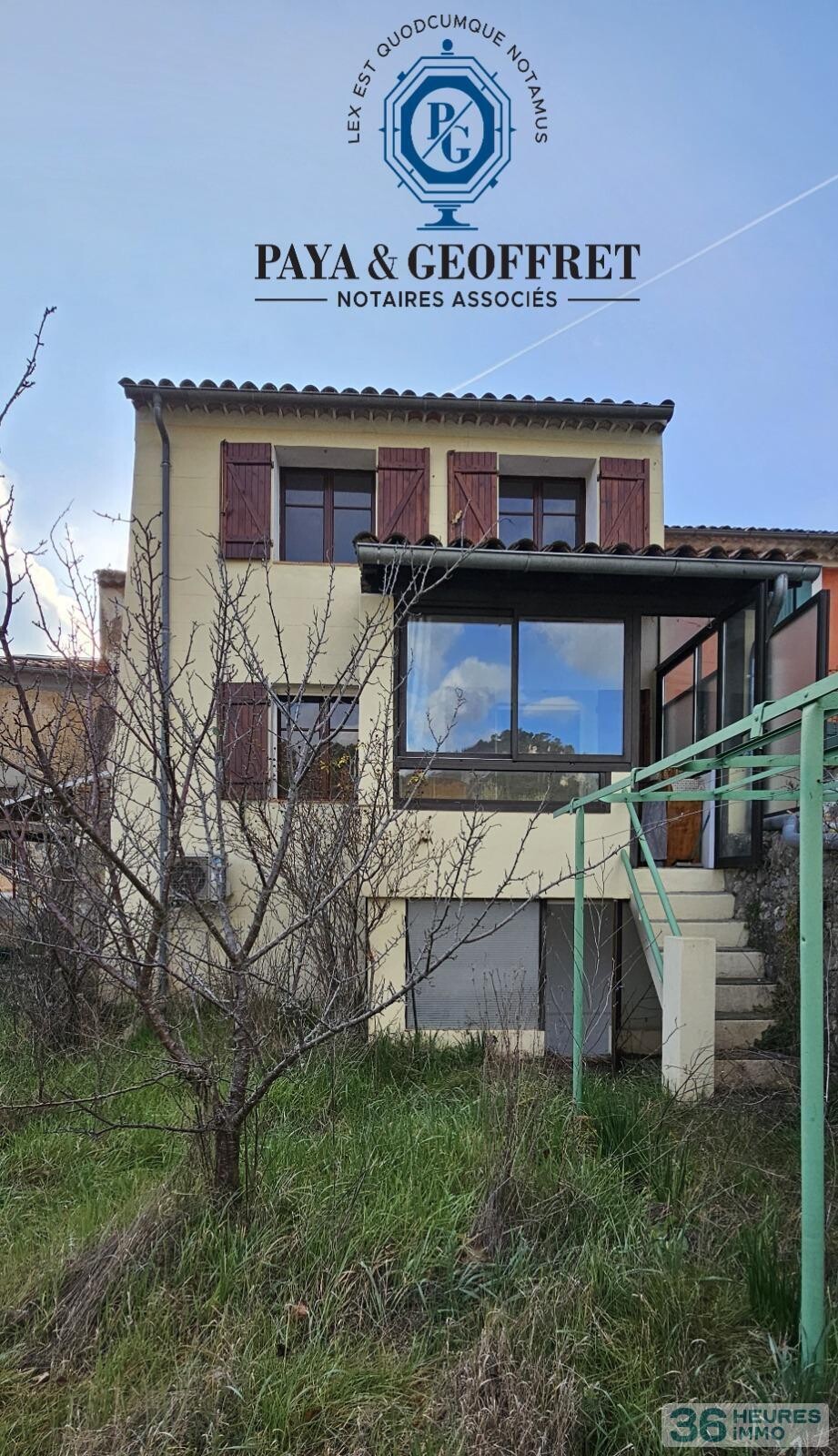 Maison de village de 114m² à rénover avec jardin à LA ROQUEBRUSSANNE