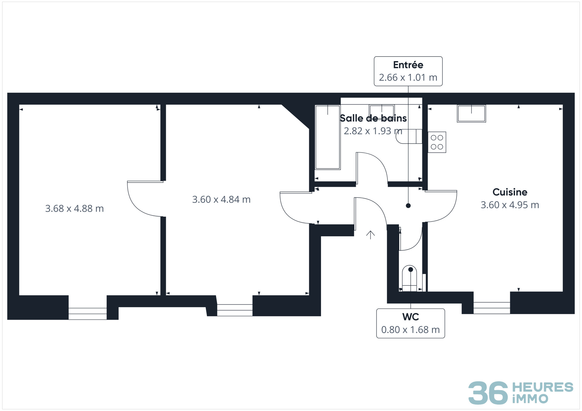 Charmant appartement au coeur de Nantes, au calme, avec vue sur jardin