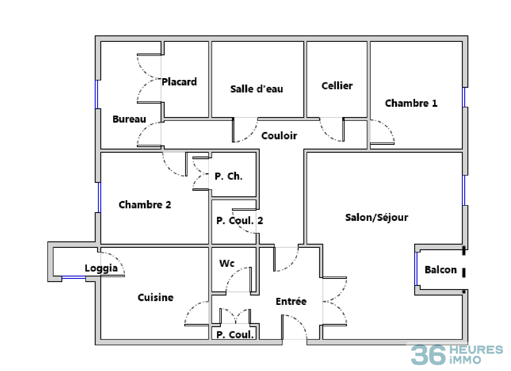 Vente interactive   appartement 102 m2 balcon, garage et cave   Vue Gardon
