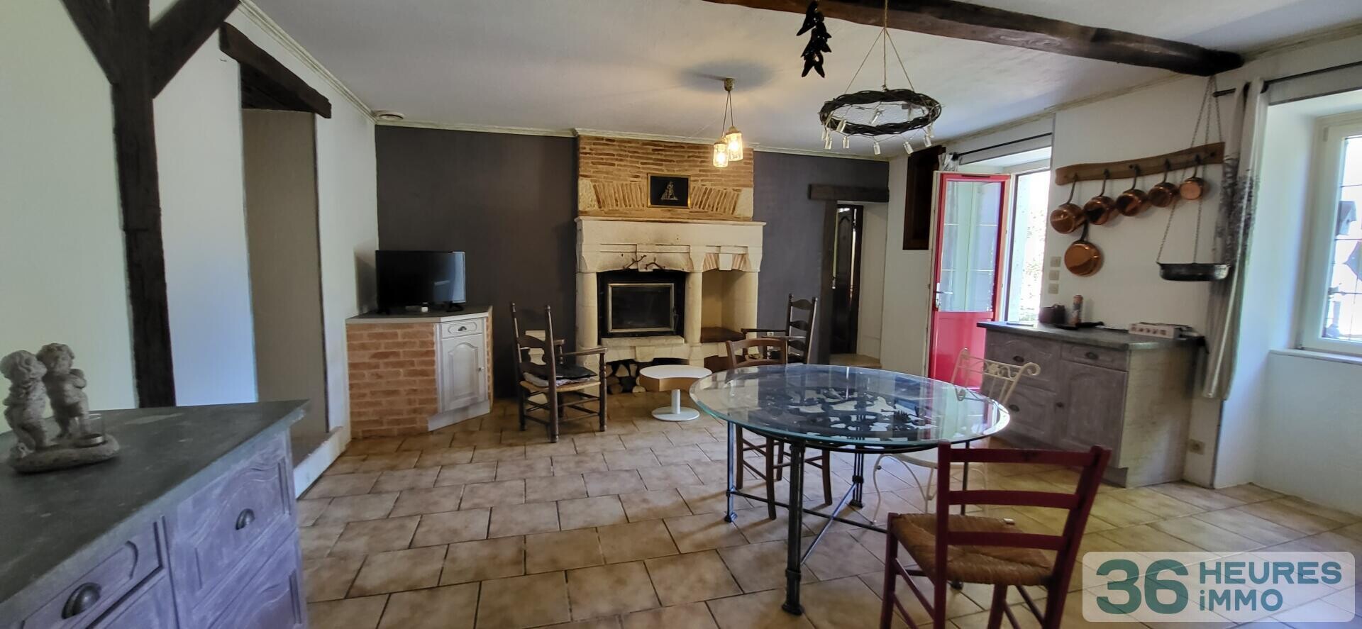 Maison en pierres rénovée, 139 M2, 4 chambres, 1170 M2 de terrain