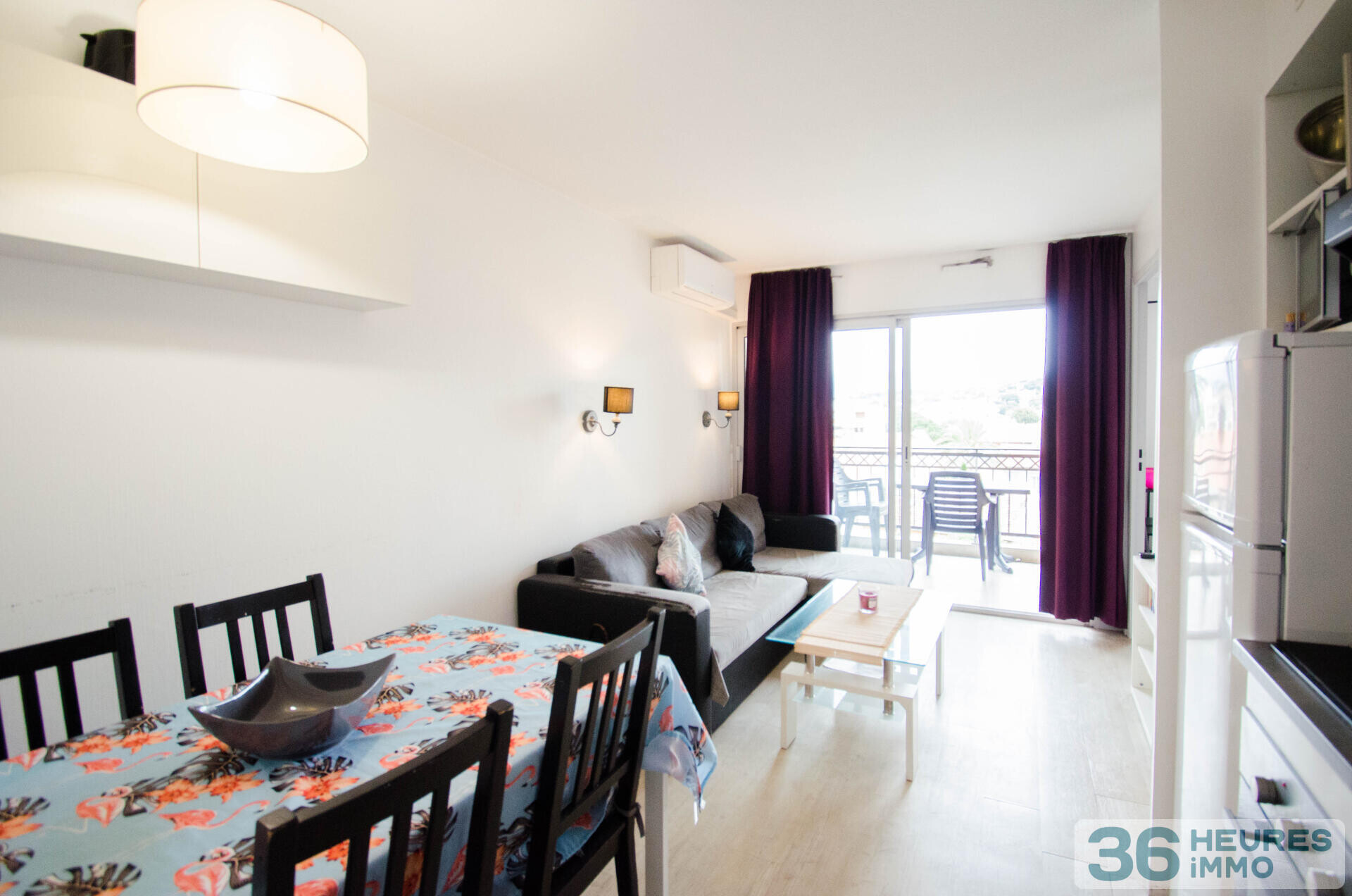 Bel appartement meublé, avec grande piscine et près des plages, idéal investisseurs