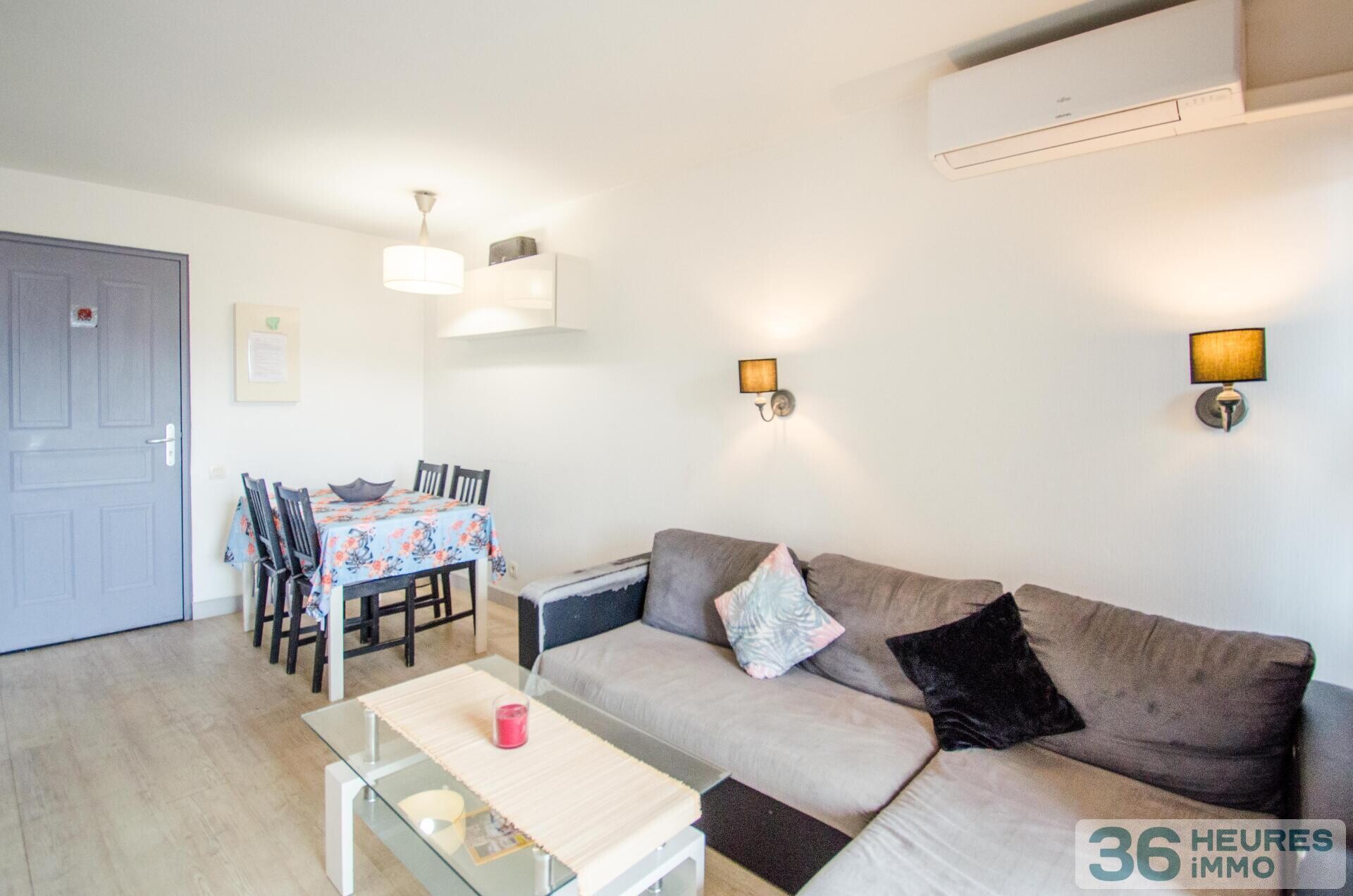 Bel appartement meublé, avec grande piscine et près des plages, idéal investisseurs