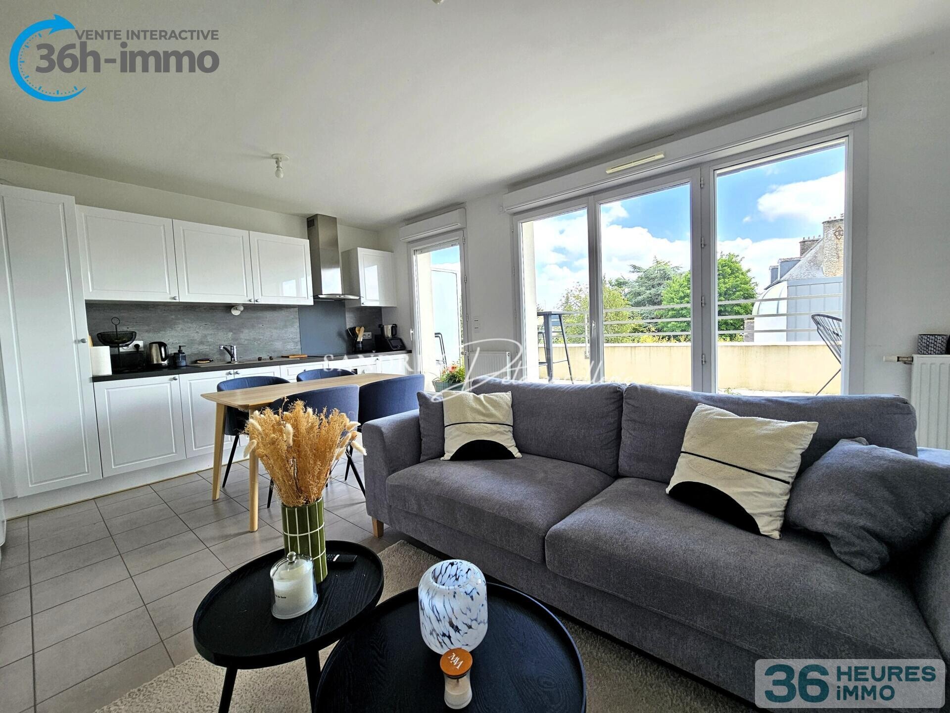 Appartement T2 avec terrasse – Secteur recherché, proche centre-ville de Vannes. 