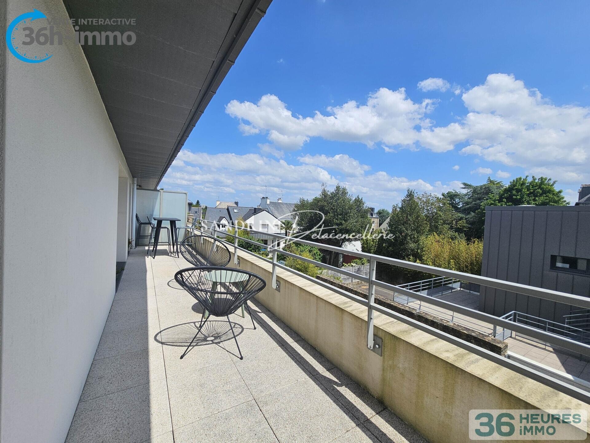 Appartement T2 avec terrasse – Secteur recherché, proche centre-ville de Vannes. 