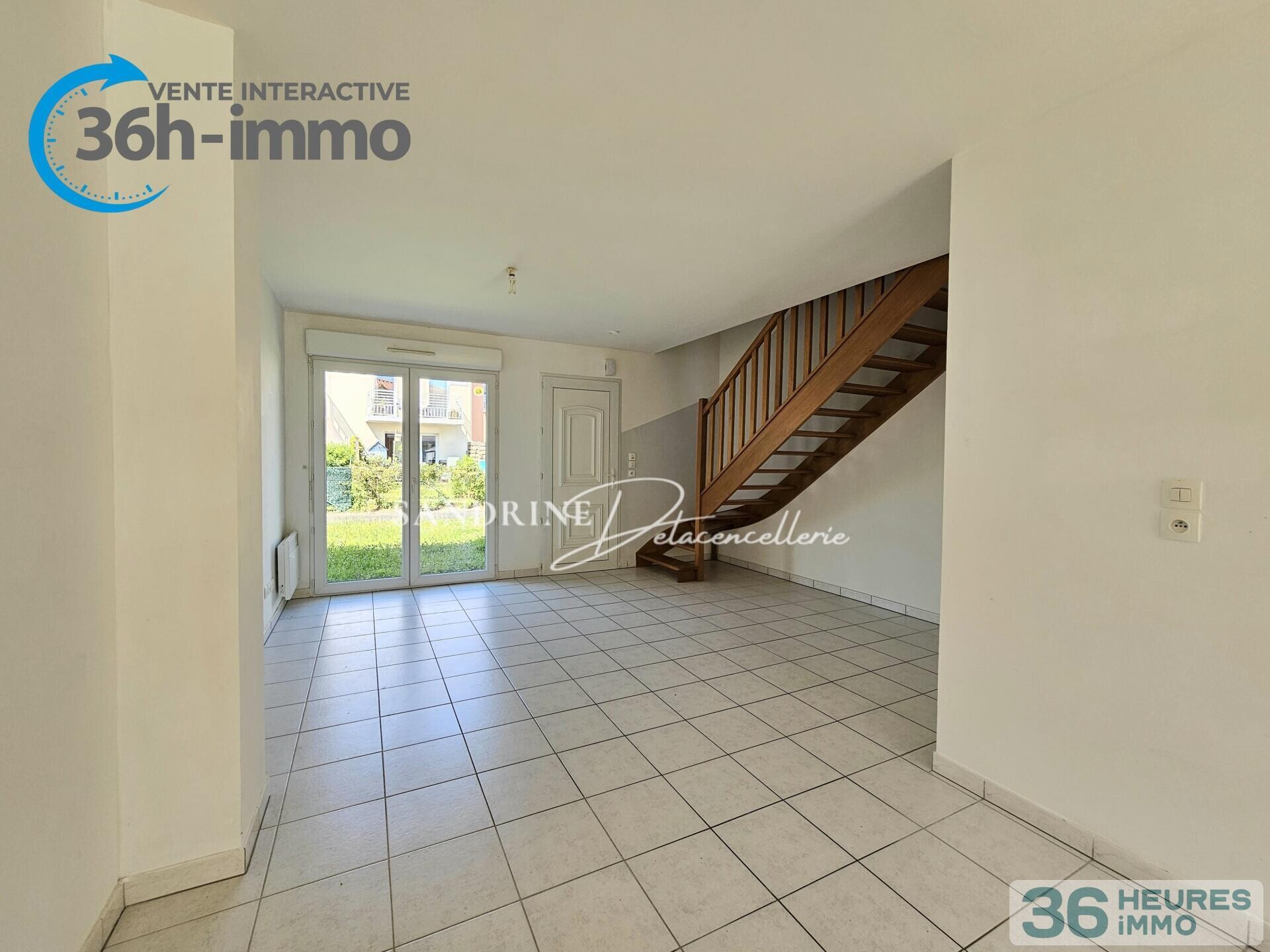 Maison de ville 77 m² - 4 pièces - 3 chambres