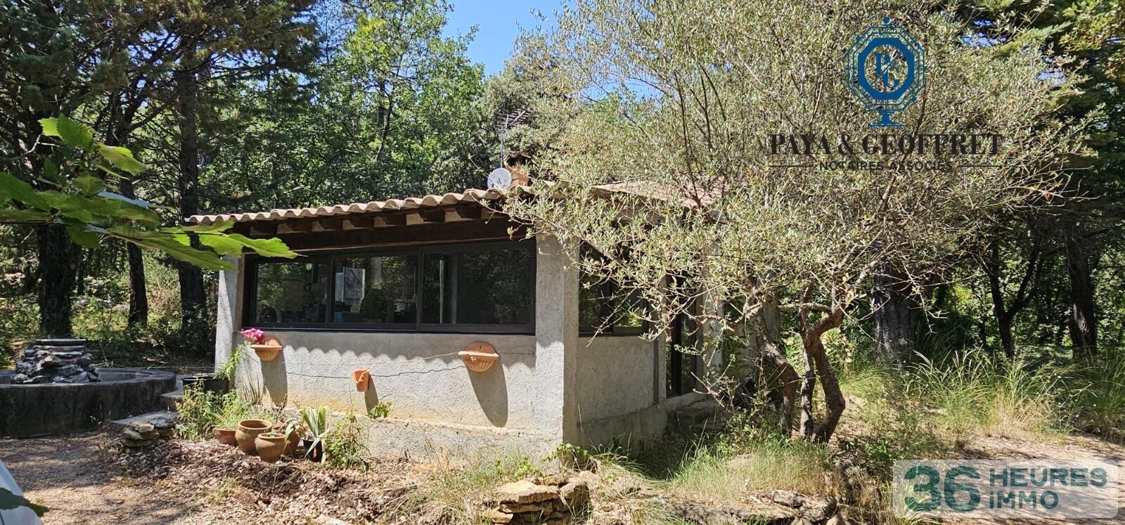 Maison à rénover de 48m² avec 3710m² de terrain à FORCALQUEIRET