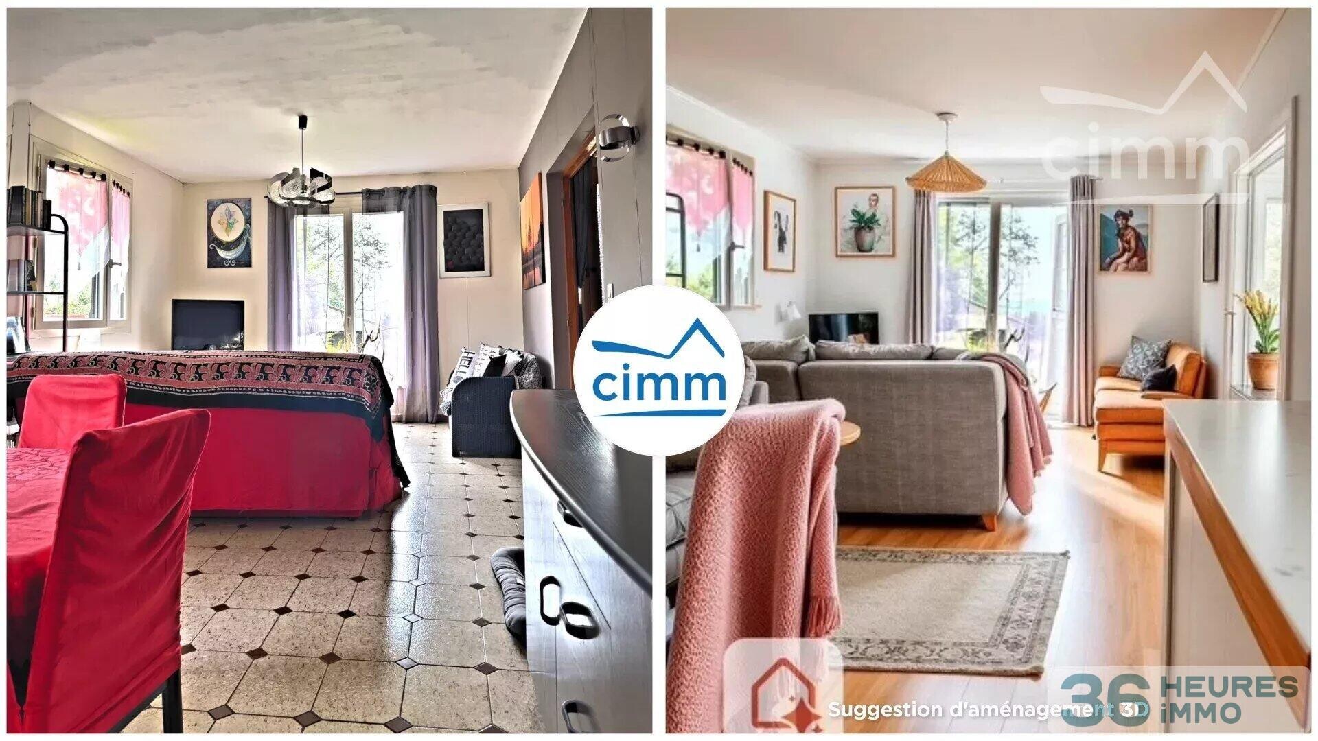 A VENDRE-PAVILLON(1984) 174m² SUR 2095m² DE TERRAIN-120 000€