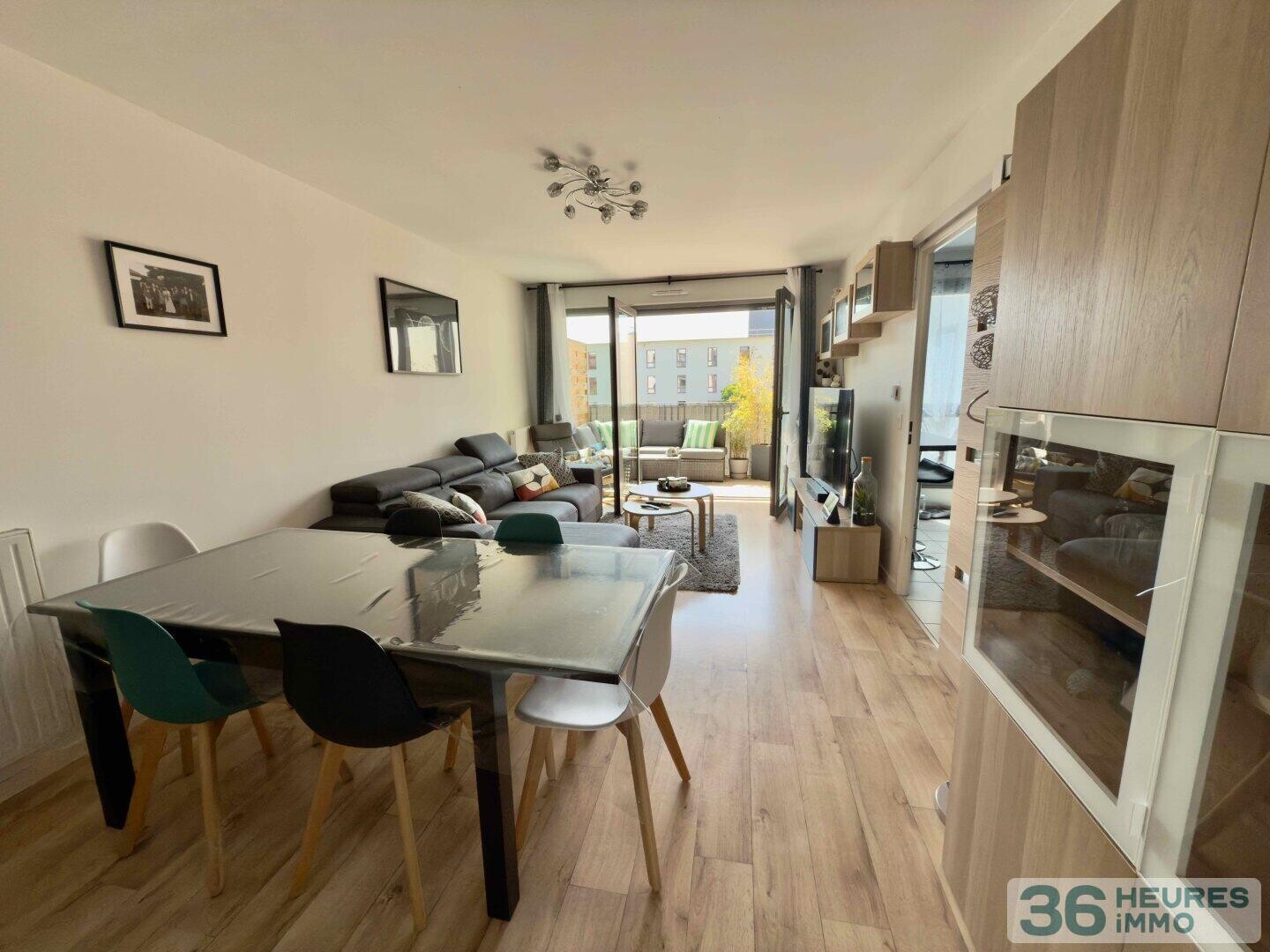 Appartement de 4 pièces avec balcons, cave et 2 parkings