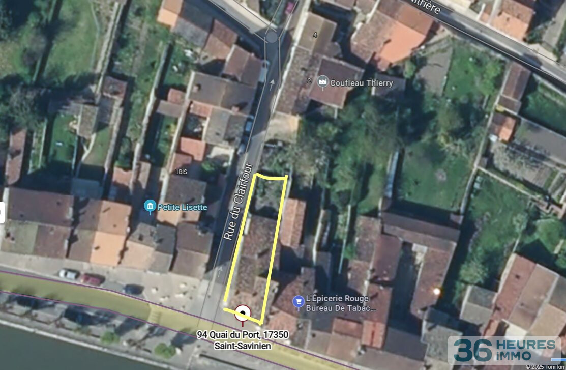 MAISON VILLAGEOISE A RESTAURER EN BORD DE CHARENTE