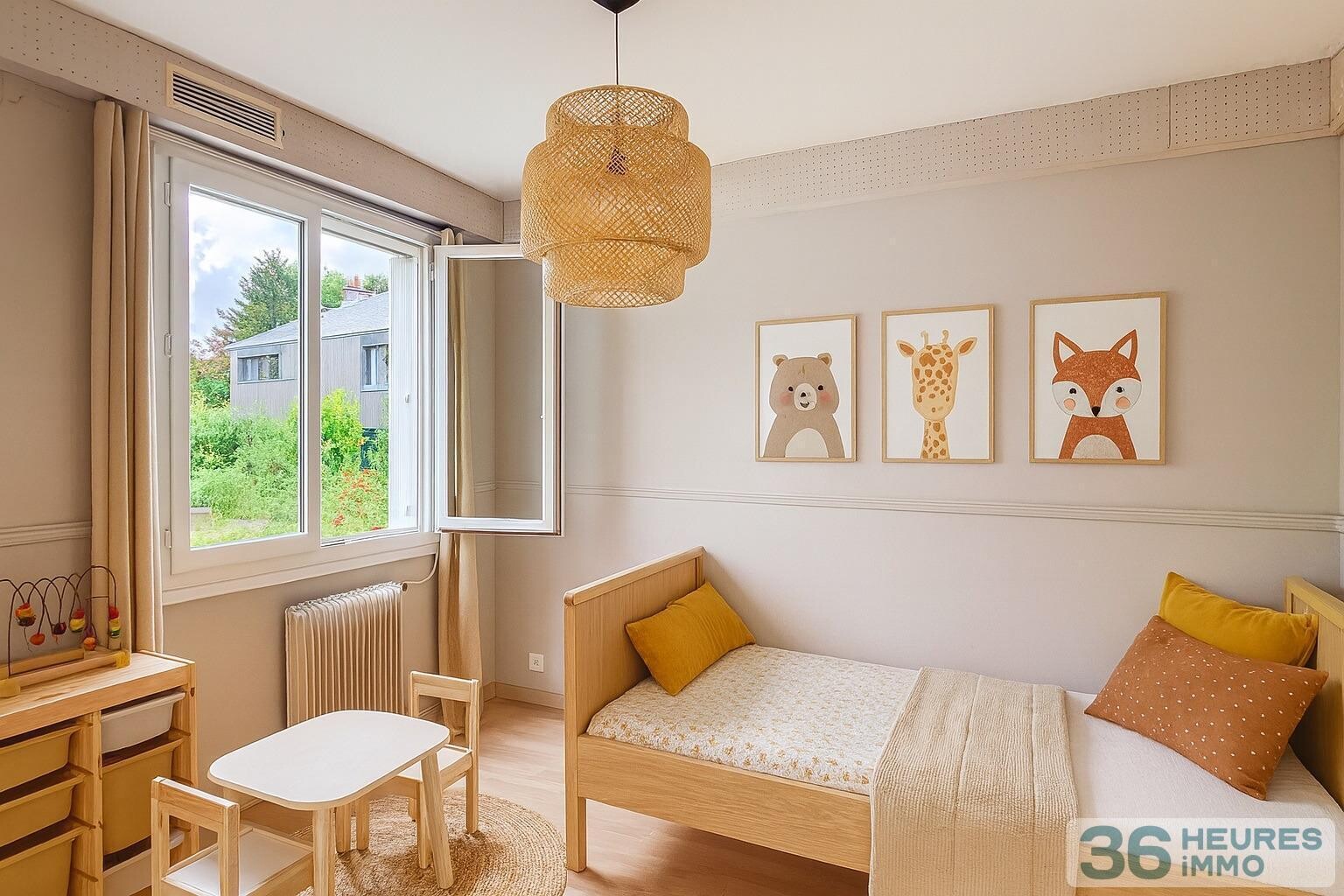 Maison 3 chambres avec jardin clos