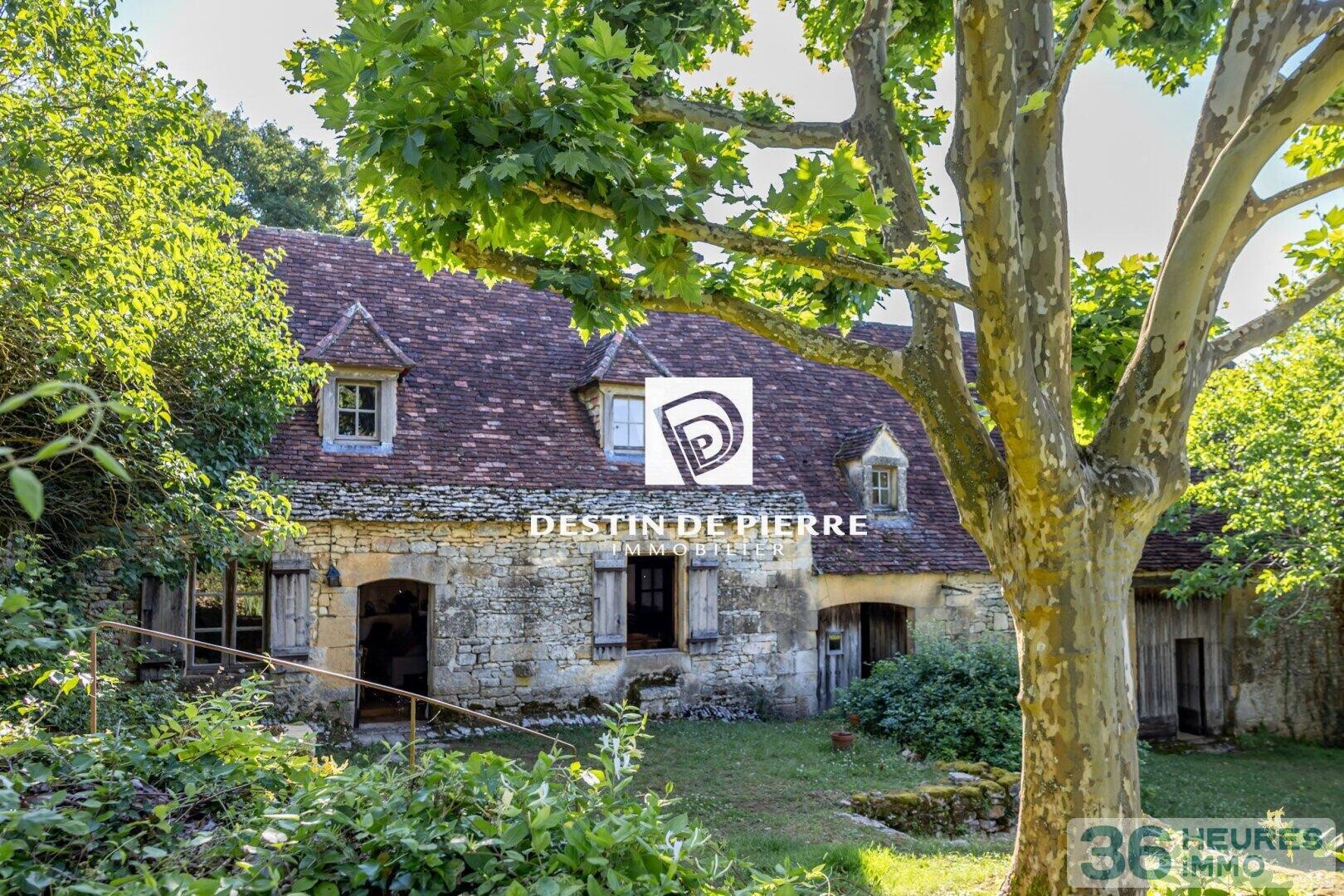 Périgord Noir - Manoir Renaissance et maison paysanne - 11 ha bois et prairies