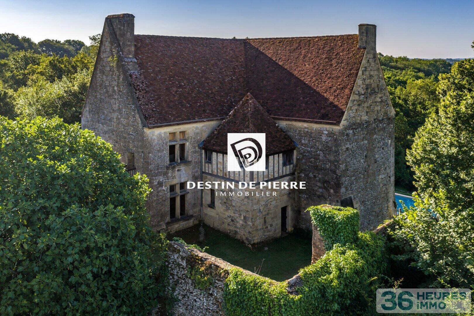 Périgord Noir - Manoir Renaissance et maison paysanne - 11 ha bois et prairies