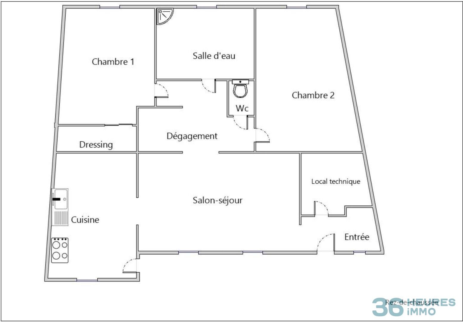 APPARTEMENT TOTALEMENT RENOVE BRIVE CENTRE