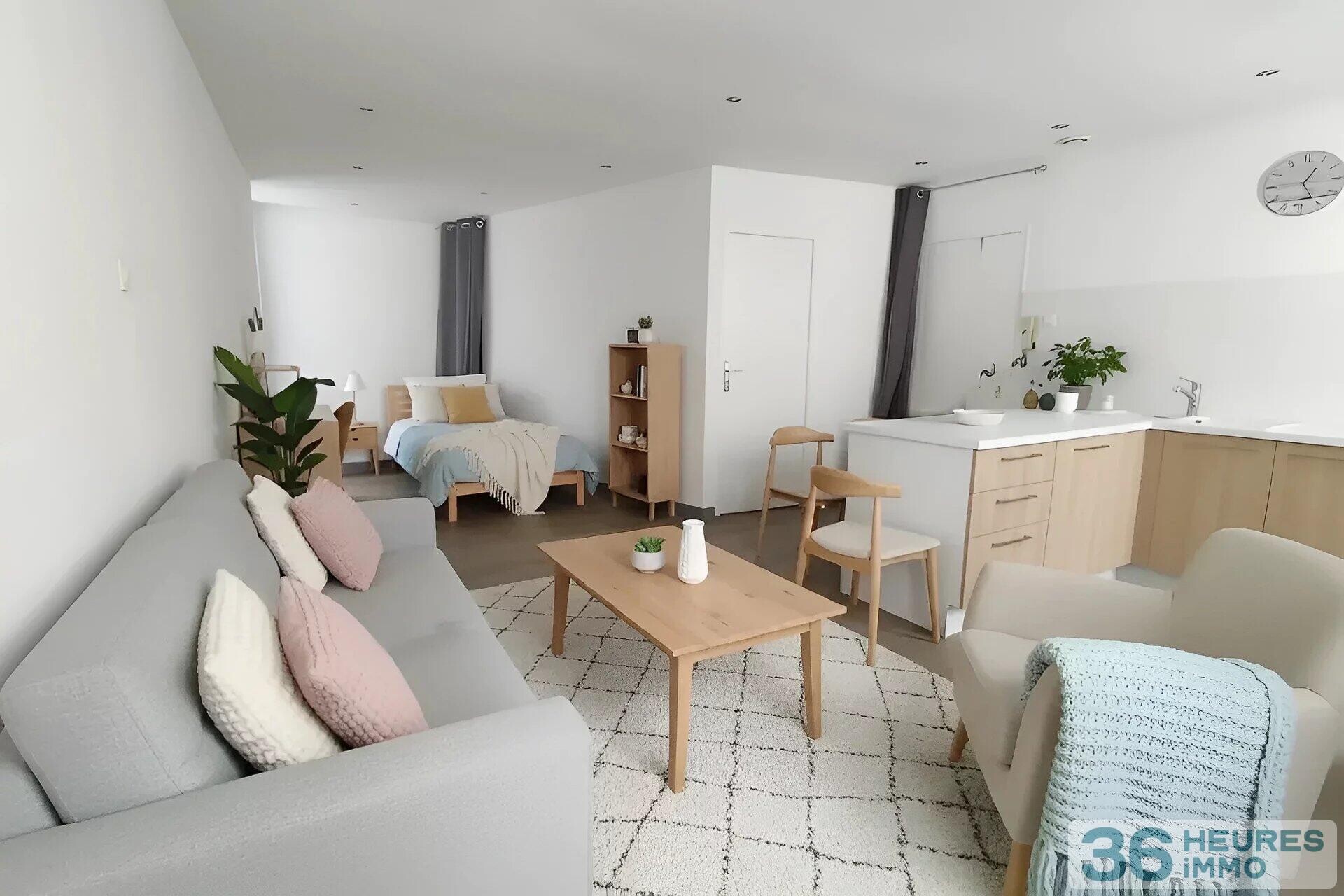 Nîmes écusson, T1 avec cour vendu loué