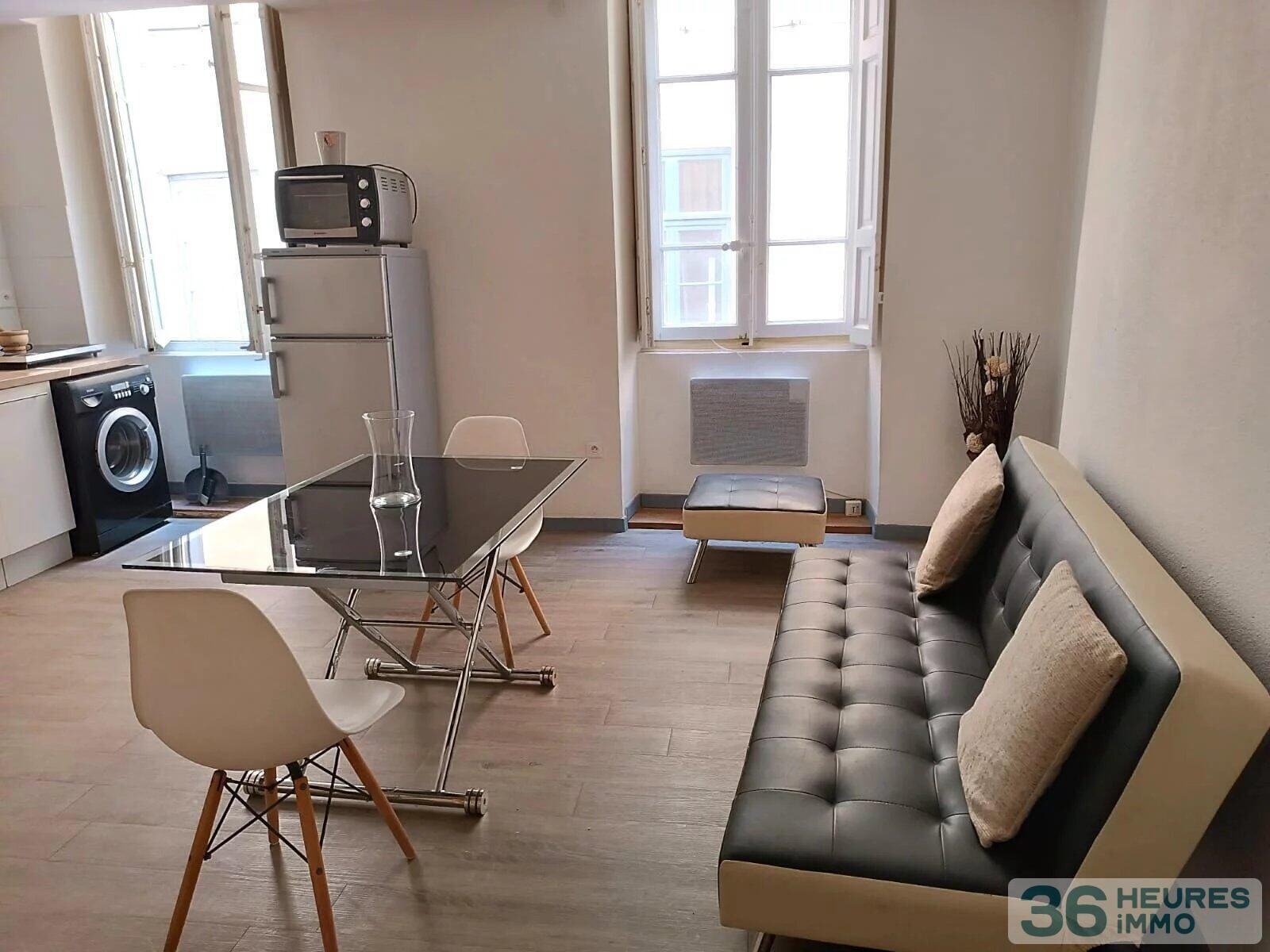 Nîmes écusson, T1 avec cour vendu loué