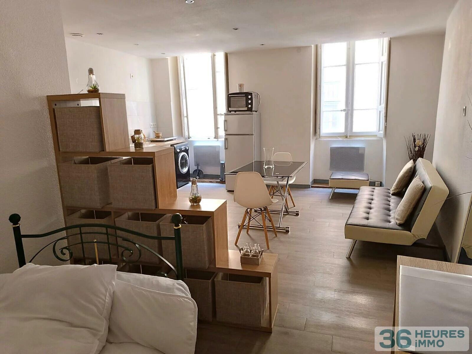 Nîmes écusson, T1 avec cour vendu loué