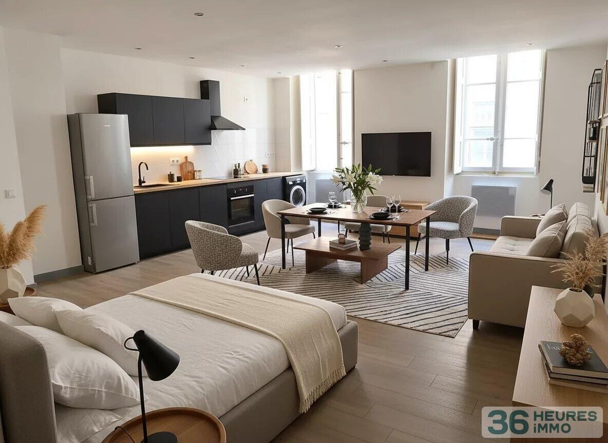 Nîmes écusson, T1 avec cour vendu loué