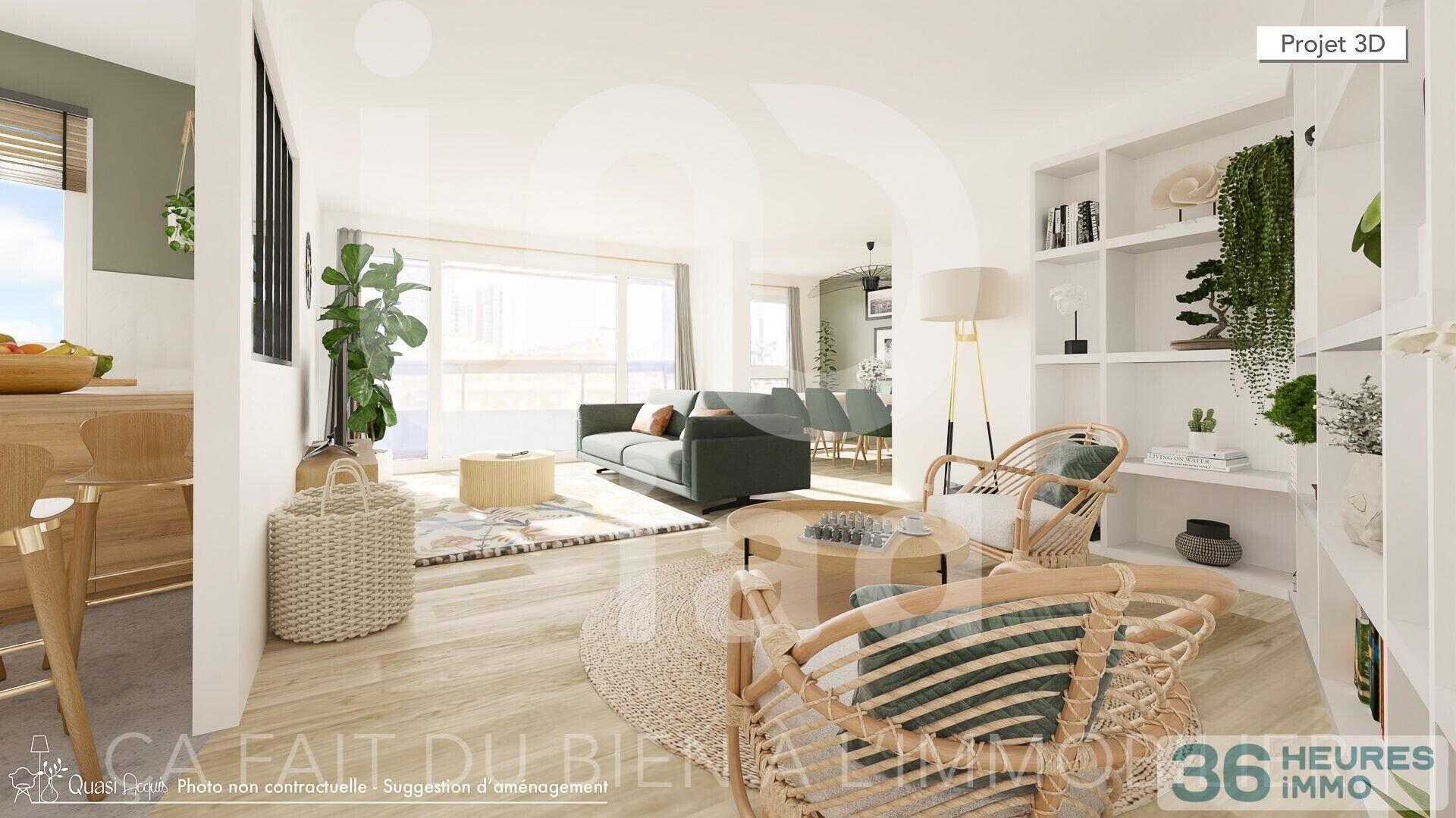 PARIS 15E – RUE BALARD – 4 PIÈCES / 96,71 M² – 7E ÉTAGE avec ASCENSEUR