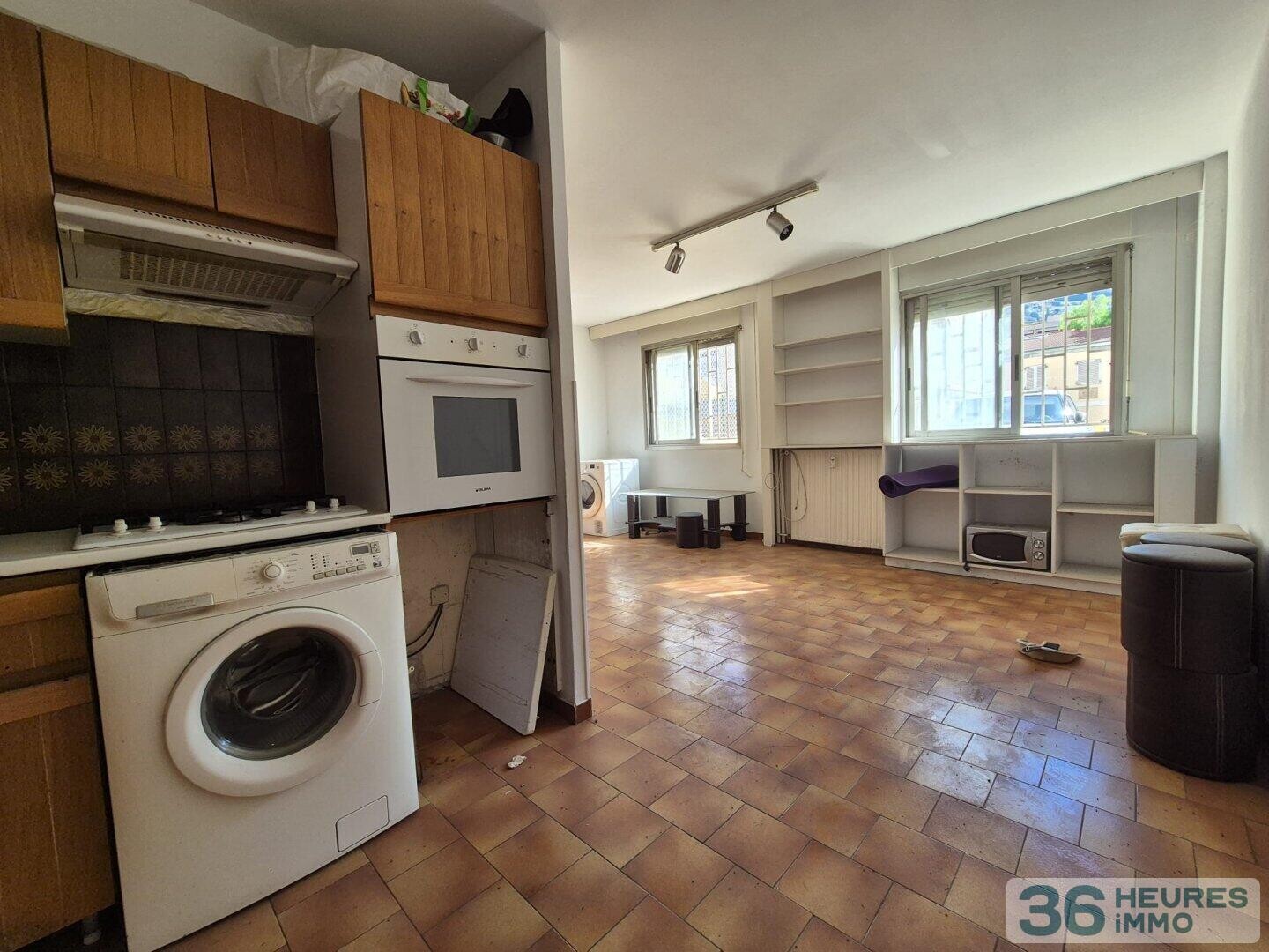 2p en RDC de 43,36m² loi carrez 