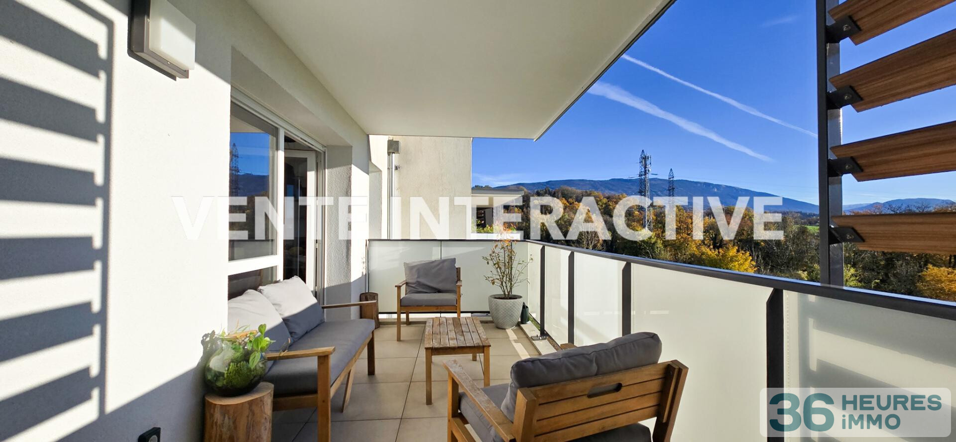 T3 moderne avec terrasse et vue dégagée – Seynod