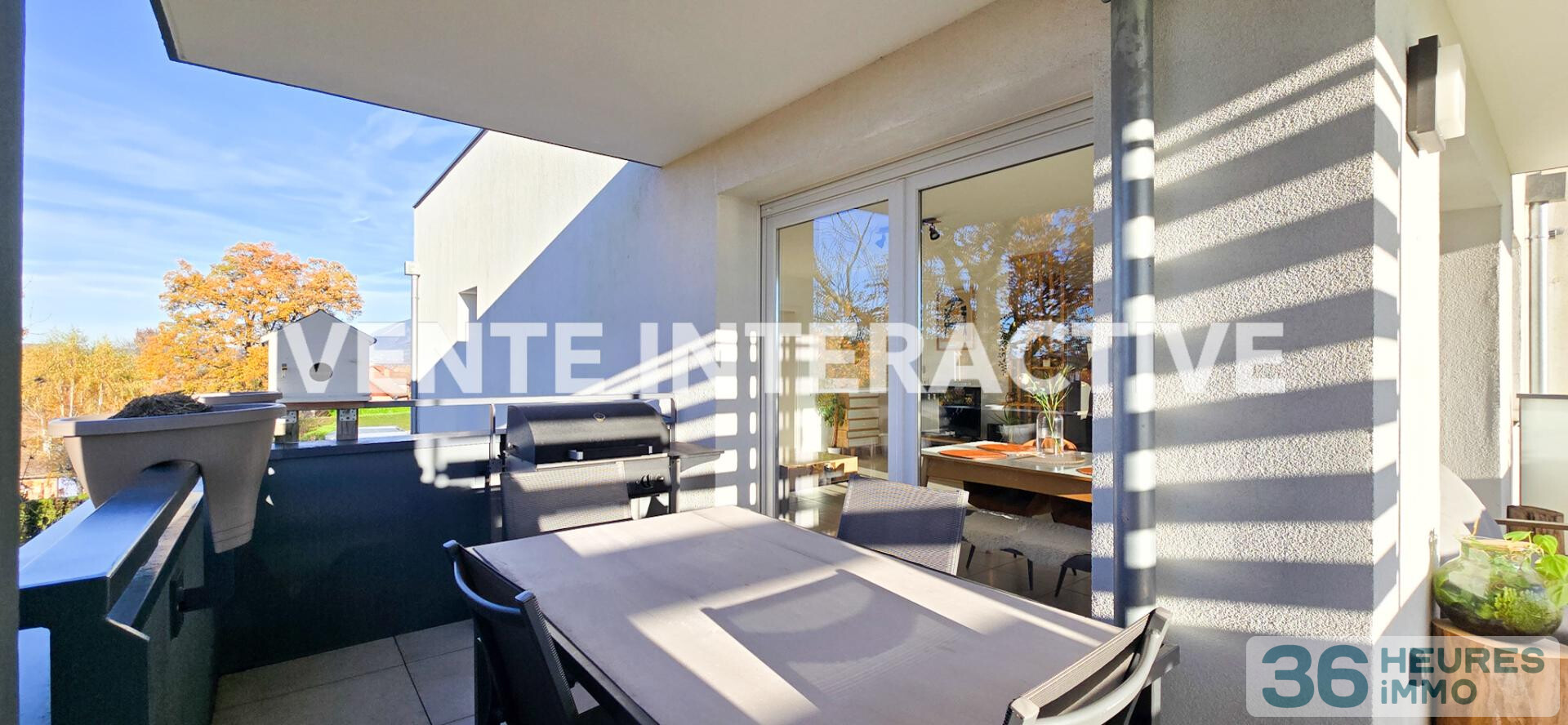 T3 moderne avec terrasse et vue dégagée – Seynod