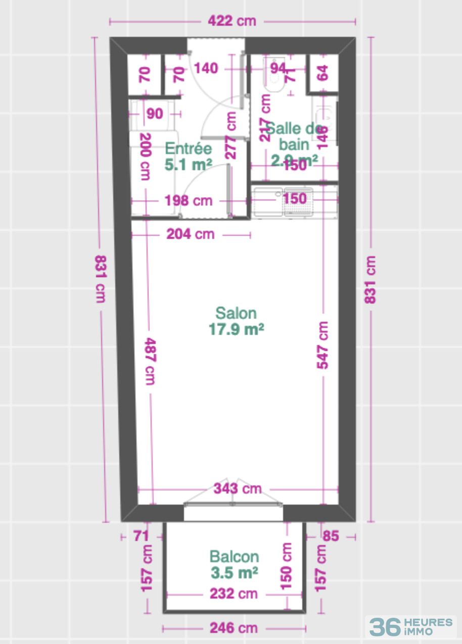 ARCACHON - Studio de 26 m2