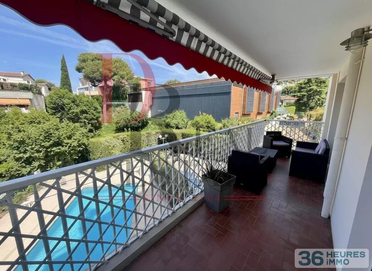 Bright 4-room apartment with terraces, pool and garage - Le Cannet Mairie / Pen Chai