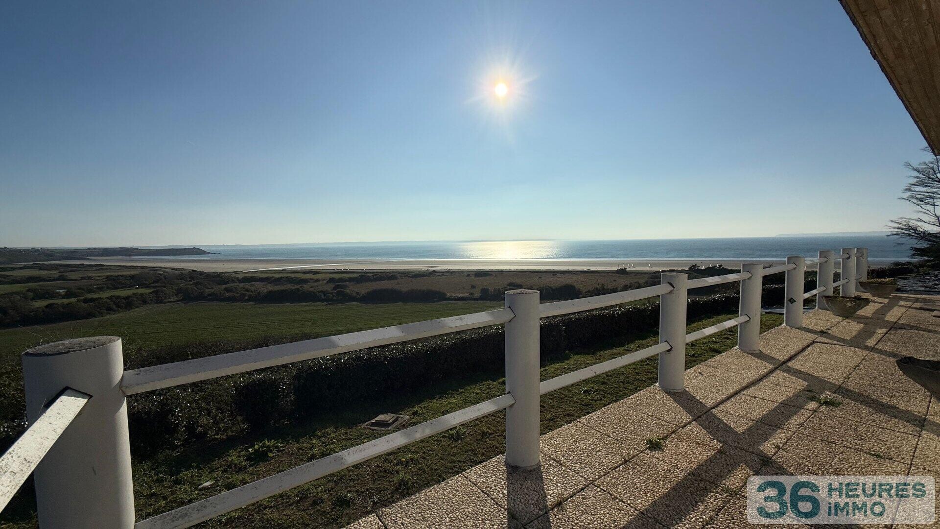 Maison avec vue sur la plage de Pentrez