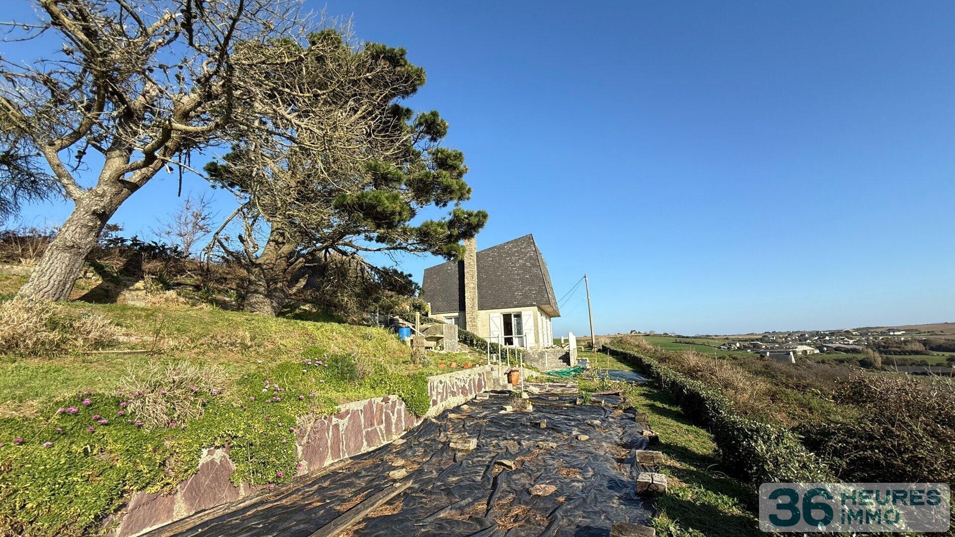 Maison avec vue sur la plage de Pentrez
