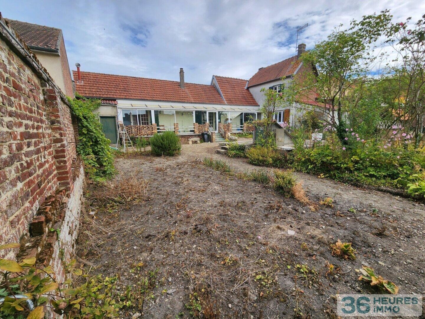 PROJET MAJEUR DE RÉHABILITATION - MAISON MITOYENNE 125 M² - CAIX (80170)