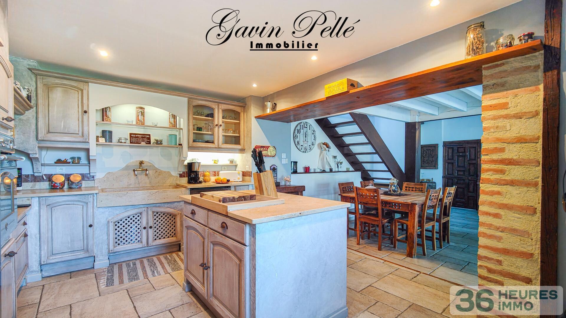 Maison rustique rénovée Le Garric