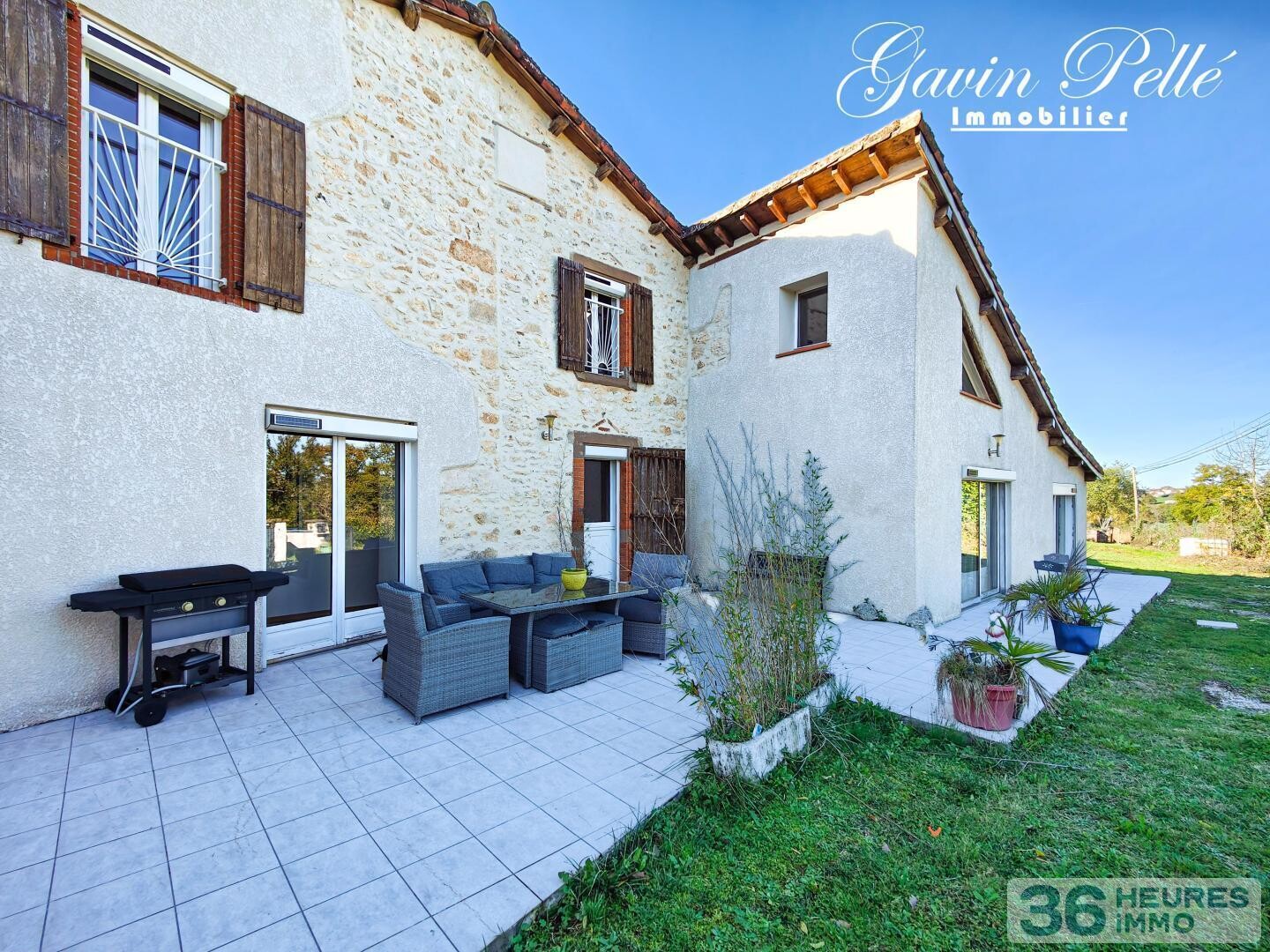 Maison rustique rénovée Le Garric