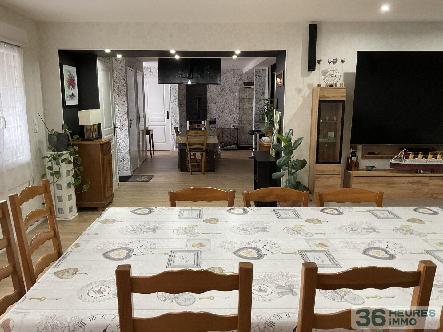 Maison familiale 4 chambres avec jardin