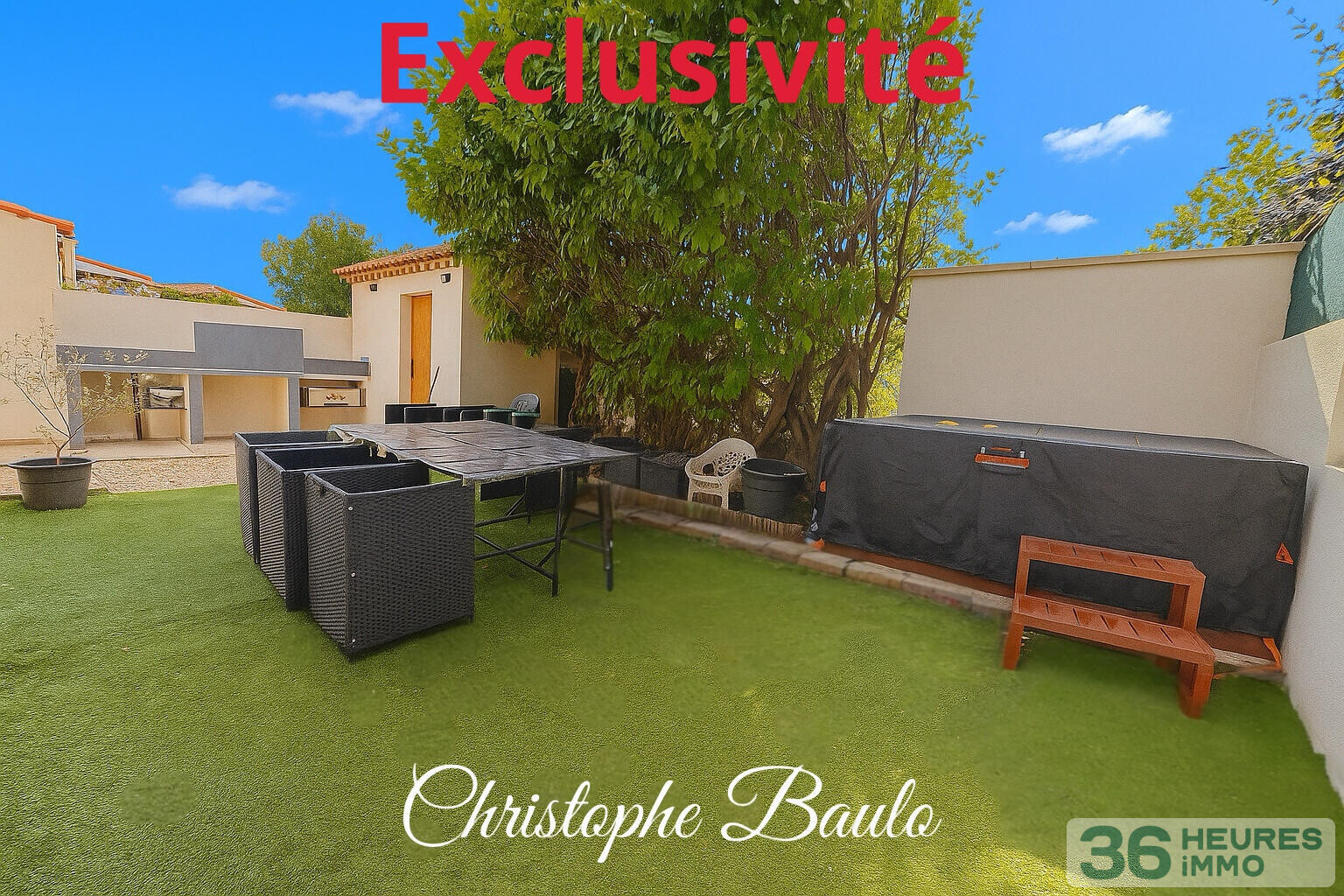 Dépt Hérault (34), à vendre à Montpellier, maison T5 + garage