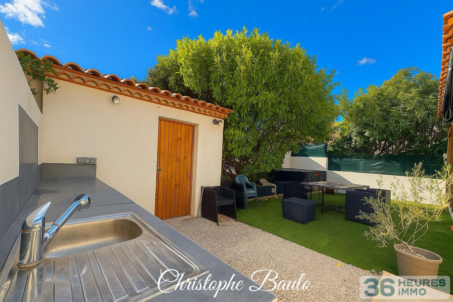 Dépt Hérault (34), à vendre à Montpellier, maison T5 + garage