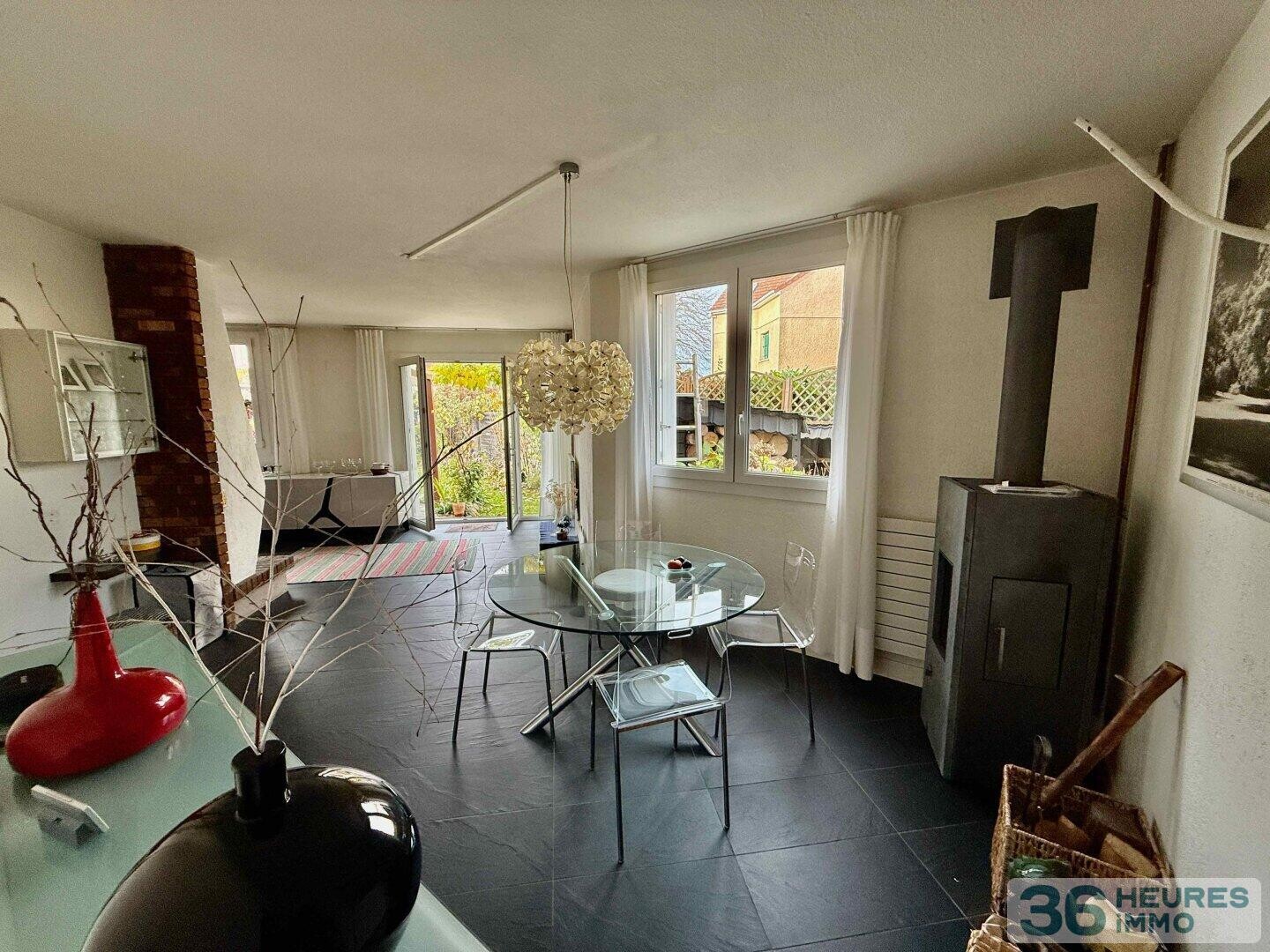 Maison 7 pièces avec jardin